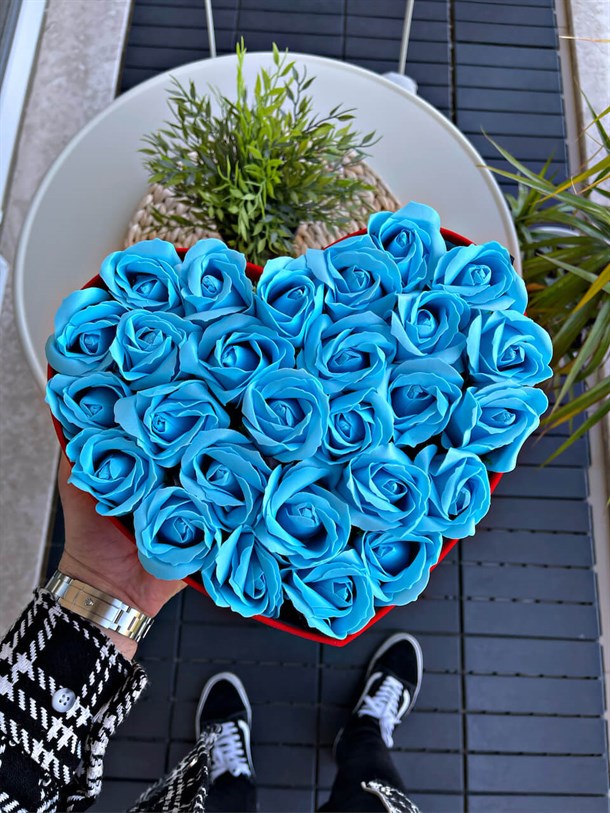 LOVE FLOWER BOX BLUEROYAL BOXWATCHOFROYALLOVEFLWRBXBLELOVE FLOWER BOX BLUE