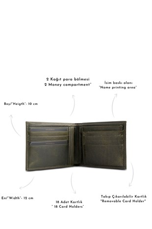 HARRY GREEN GENUINE LEATHER WALLET +CARD HOLDERWALLET & CARDHOLDERWATCHOFROYALHRRYYSLHARRY GREEN GENUINE LEATHER WALLET +CARD HOLDER