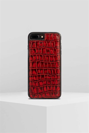 IPHONE 8 PLUS / 7 PLUS / 6 PLUS CROCO RED LEATHER COVERPHONE CASEWATCHOFROYALCRCO7-8PLSREDIPHONE 8 PLUS / 7 PLUS / 6 PLUS CROCO RED LEATHER COVER
