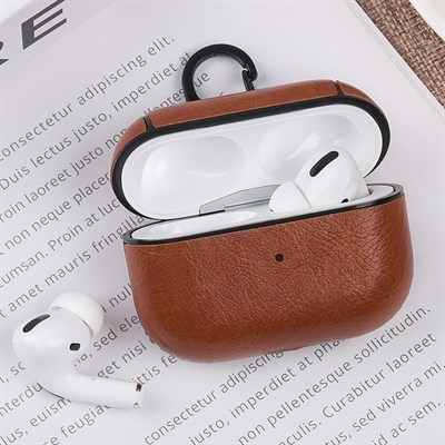 ROYAL AIR PRO BROWN LEATHER WIRELESS EARBUDS
