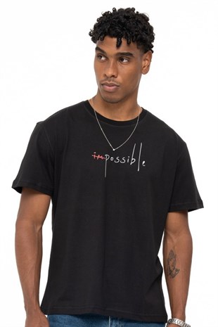 IMPOSSIBLE T-SHIRT BLACK