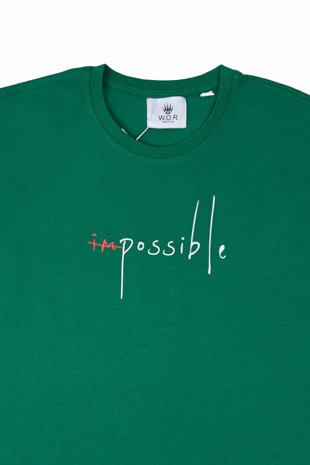 IMPOSSIBLE T-SHIRT GREEN