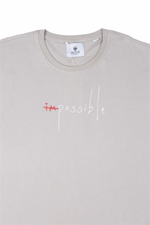 IMPOSSIBLE T-SHIRT GREY